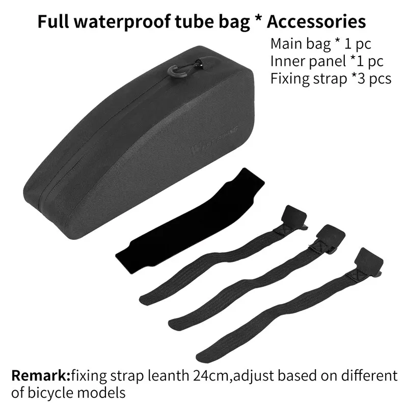 WEST BIKING Bicycle Top Tube Bag Portable Bike Handlebar Bag Nylon TPU Full Waterproof Triangle Bag MTB Road Cycling Accessories