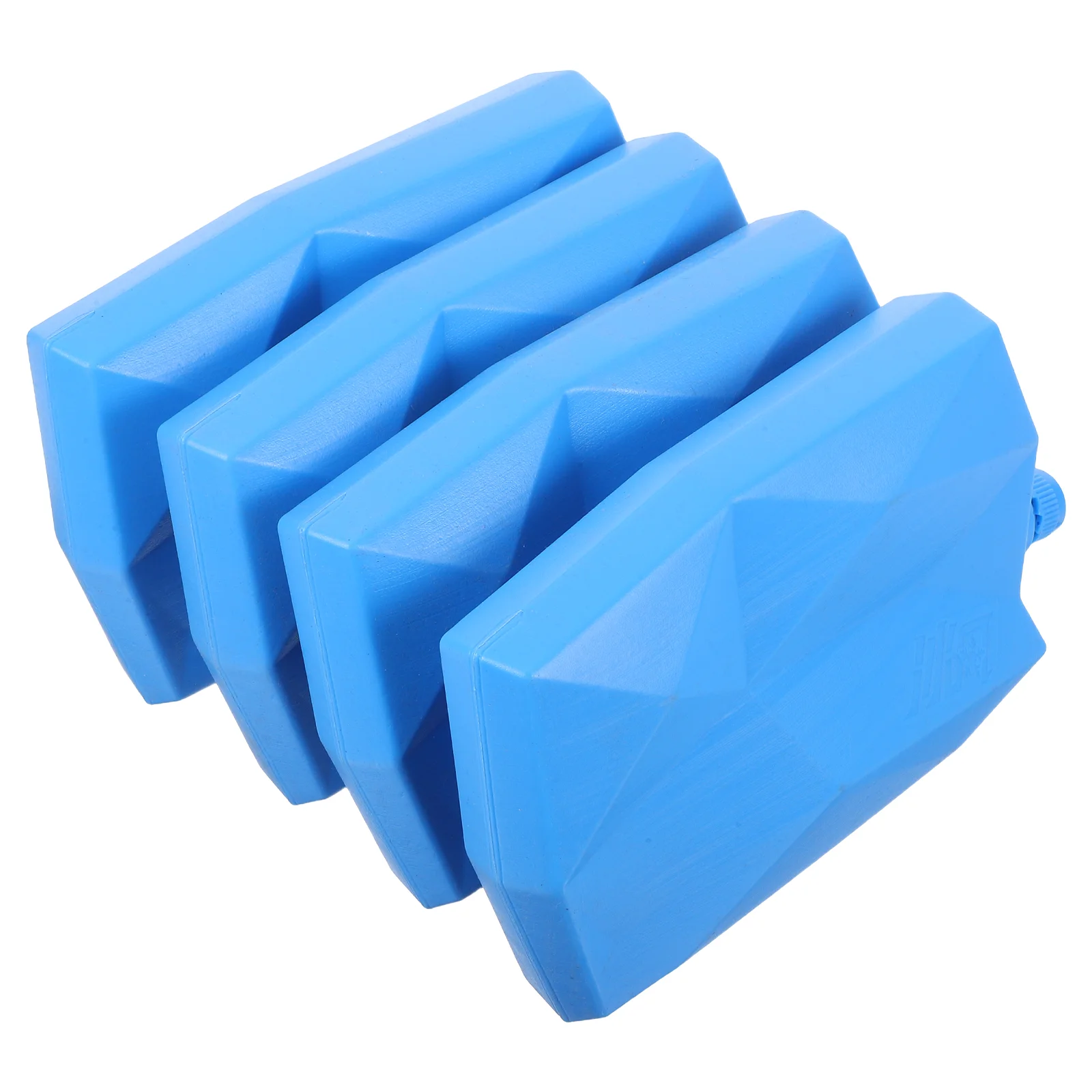 4 Pcs Ice Storage Reusable Bag Bin for Freezer Cube Cooling Boxes Empty Lunchbox