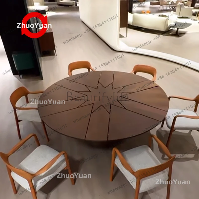 Expandable Walnut Dining Table 2