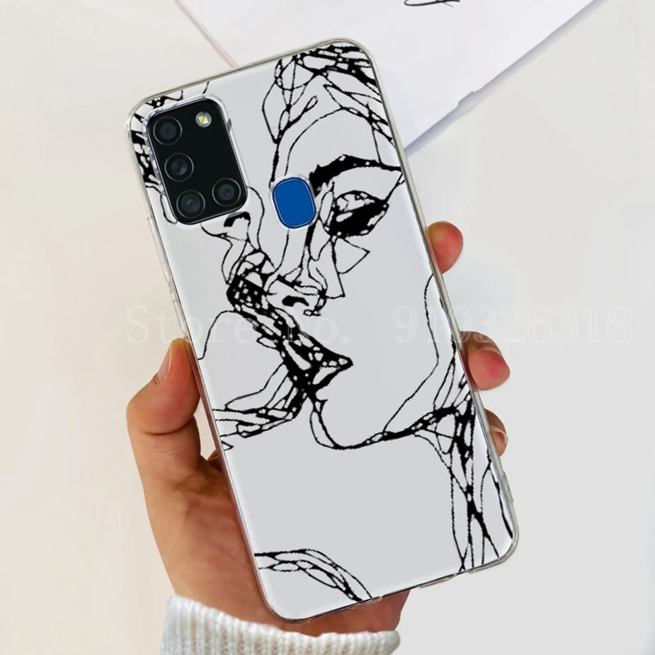 Stylish Painted Soft Slim Phone Case with Bumper