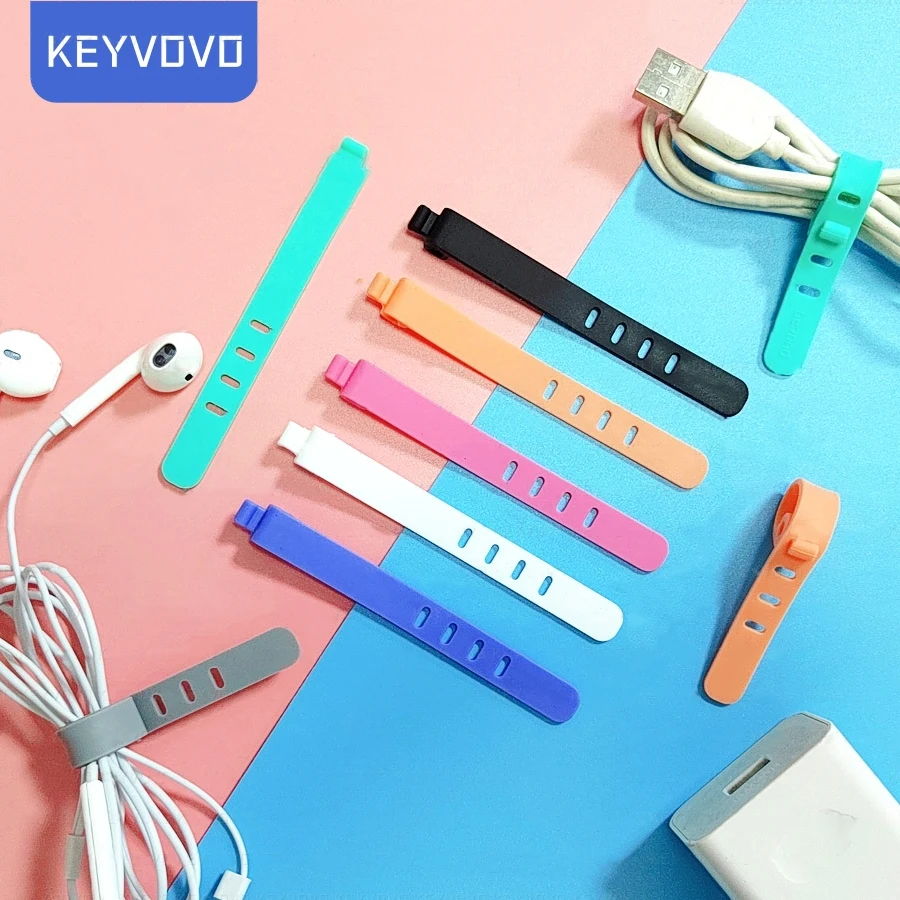 Silicone Cable Winder Organizer for Earphone and Phone Charging