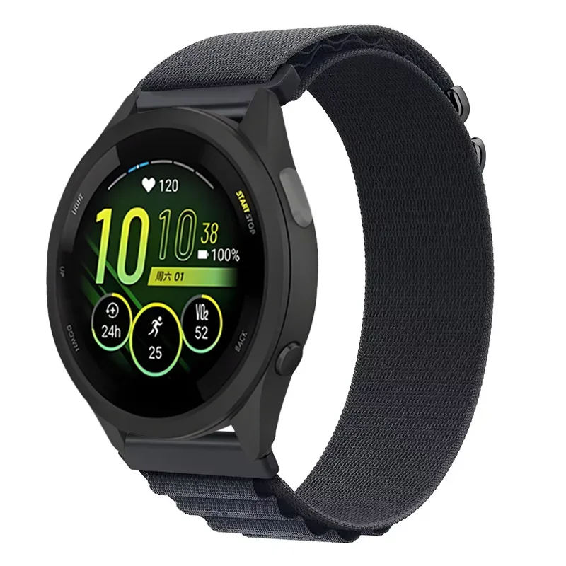 Nylon Loop Strap - Comfortable Wristband, 22mm/20mm