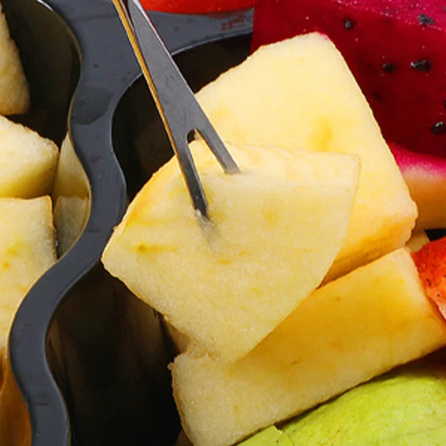 8 Dcs Csokoládé Mártó Villák Húsvillák Cukorkák Fondue Nyársai Sajt Raclette Fém Desszert Bankett - Image 2