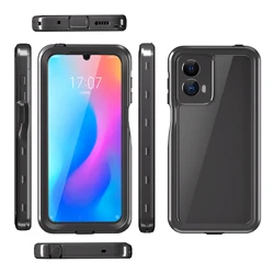 Custodia per telefono impermeabile, antipolvere, resistente agli urti 360° IP68