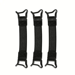 Universal Tablet Safety Strap Holder with Handle and Nylon Elastic Belt (Black 3pcs)