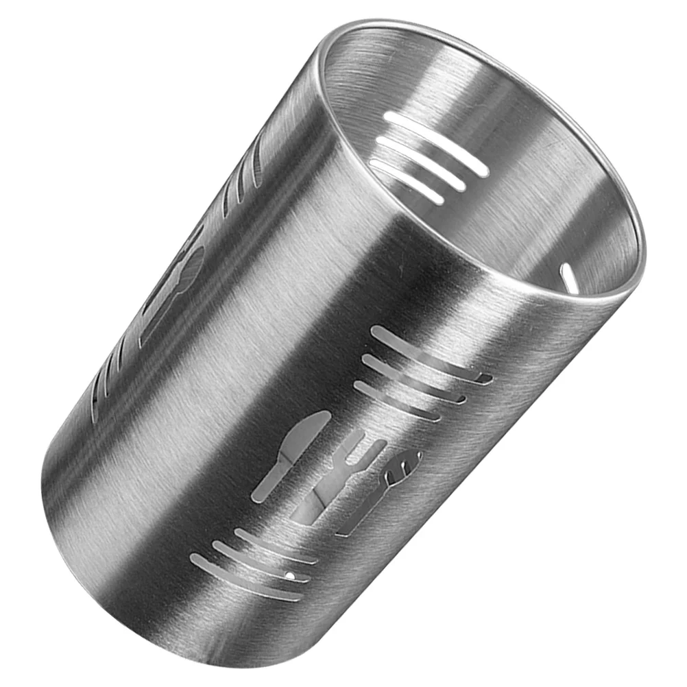 

Utensil Holder Stainless Steel Kitchen Tool Cutlery Holders Chopstick Draining Supply Metal