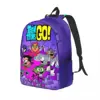 Teen Titans Go Family Backpack for Boy Girl Kids Student School Bookbag Daypack Preschool Primary Bag Sports 2
