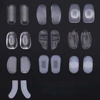 10pairs Silicone PVC Glasses Eyeglasses Nose Pads Optical Frame Repair Accessory Part Push In Insert Type 2