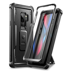 Enhanced Shockproof 2-in-1 Bumper Cover with Built-in Screen Protector and 360° Protection for Pc + tpu (Black)