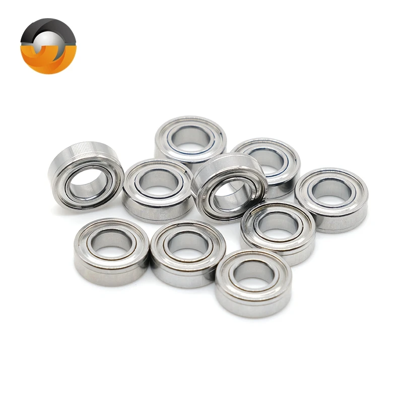 VPCPWTYZY 10 Stück SMR128ZZW2.5 Miniatur-Kugellager – 8x12x2,5 Mm, ABEC-7, 440C Edelstahl, Beidseitig Abgedeckt