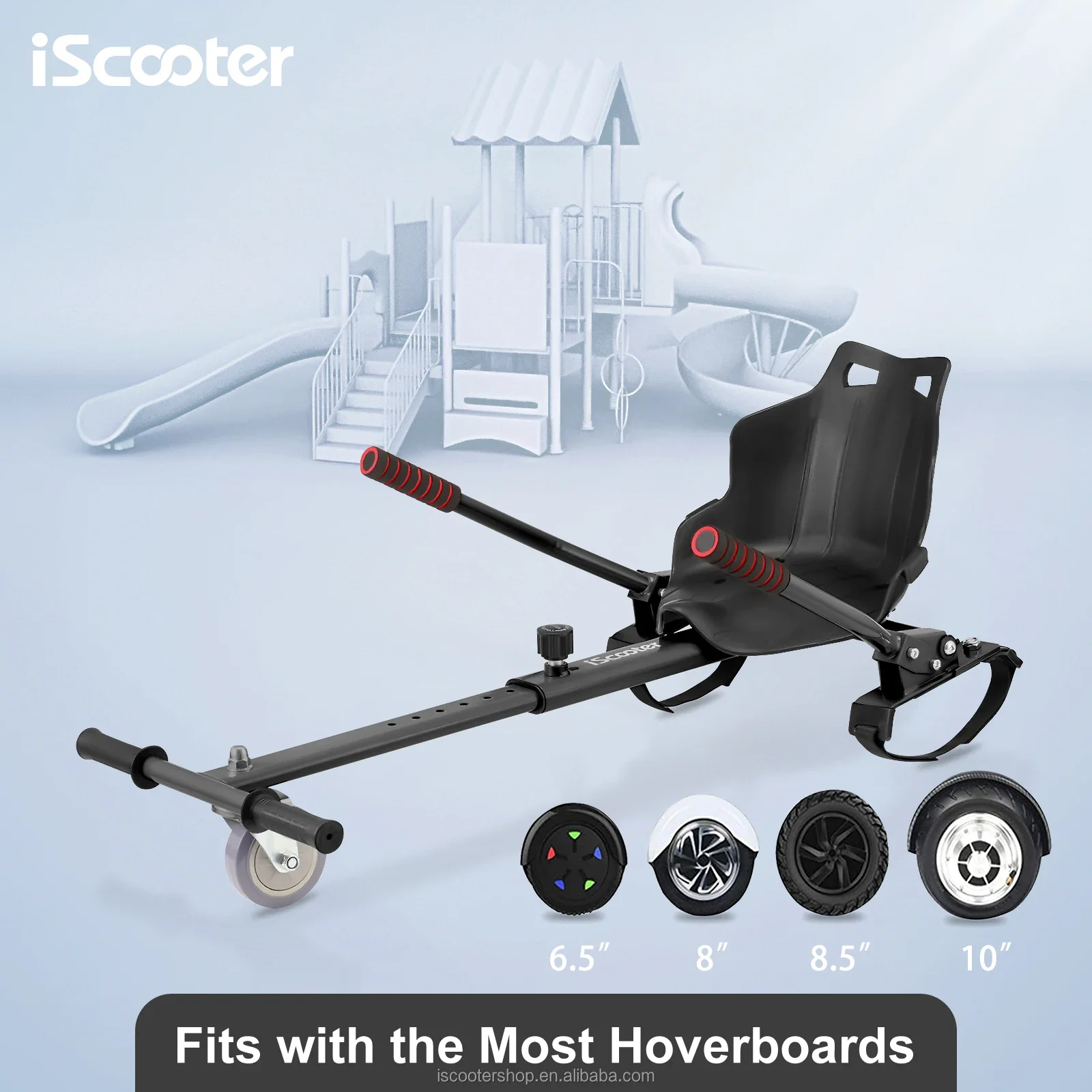 Hover Board Universal Go Kart Adjustable Length Hover Board Parts / Electric Scooters For Kids
