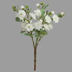 Elegant Camellia Silk Flower Arrangement (White)