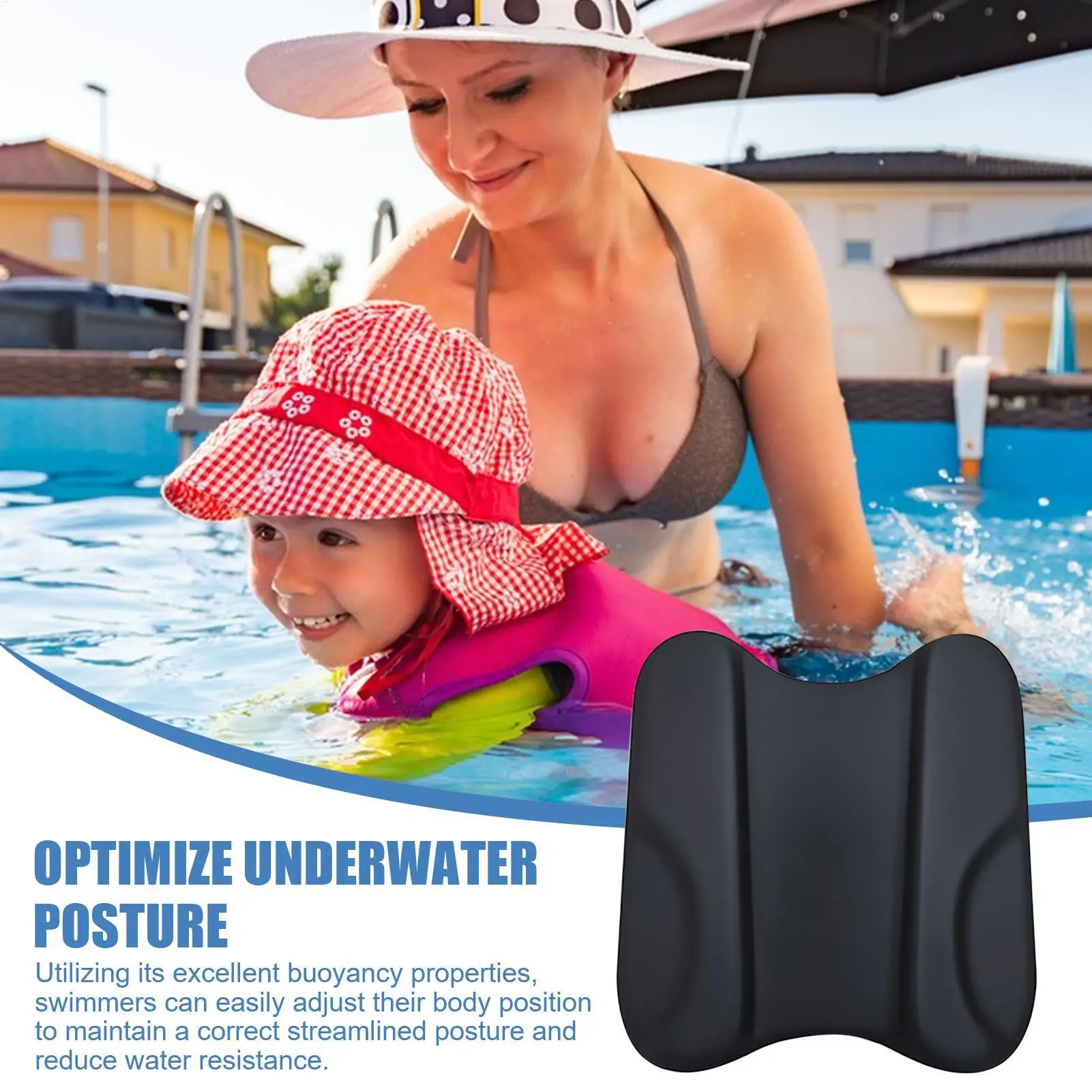 수영 킥보드 부력 훈련 플로트 수영장용 유니섹스 트레이닝 보드 초보자용 경량 풀 트레이닝 보조기구