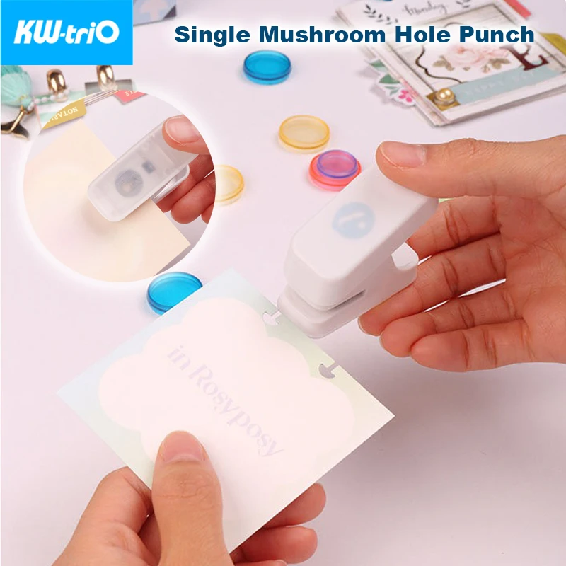 Дырокол с одним грибом для рукоделия, открытка для рукоделия, дырокол для бумаги с отверстиями с листьями, креативные канцелярские инструменты, офисные гаджеты