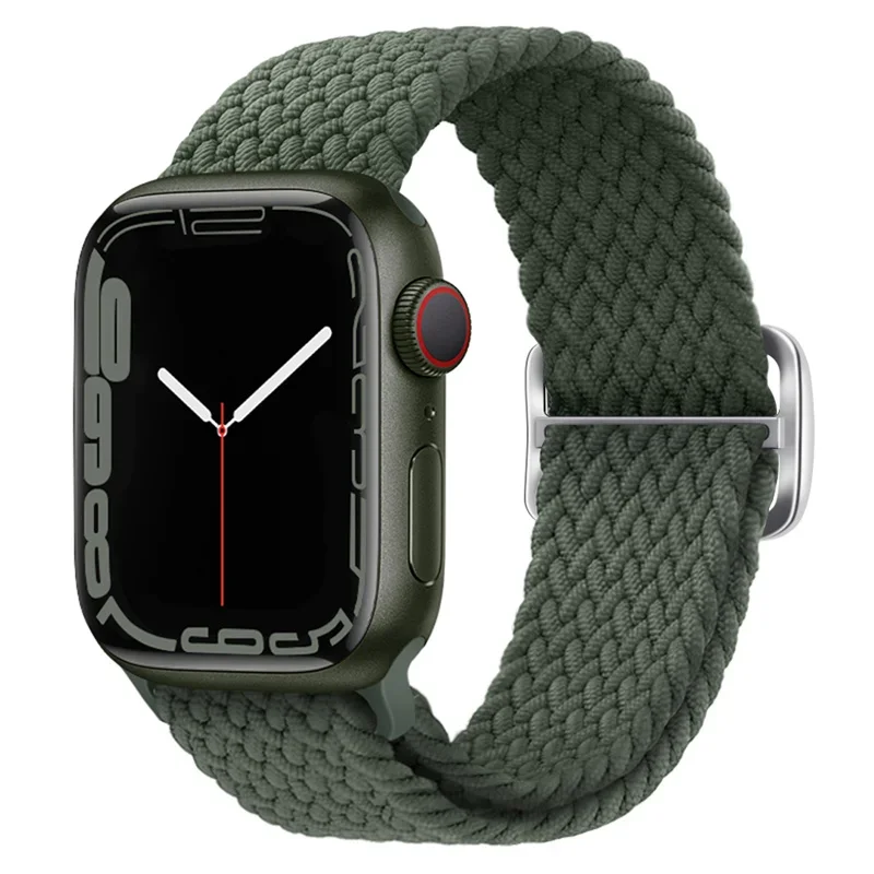 Braided Loop Elastic Watch Strap - Vibrant and Durable Design