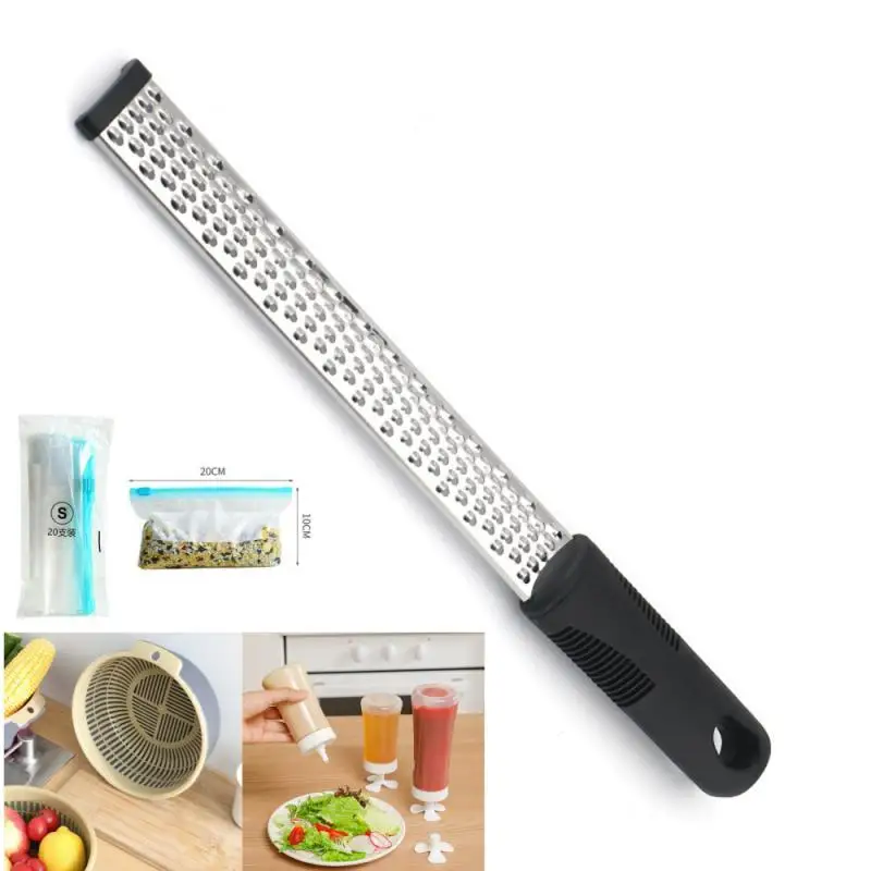 Citrus Lemon Zester & Cheese Grater-Parmesan Cheese, Lemon, Ginger, Garlic, Nutmeg, Chocolate, Vegetables, Fruits, kitchen tools