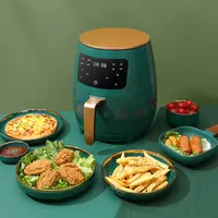 4.5L Smart Air Fryer Compact Air Fryer Multi-Function Mini Air Fryer Portable Air Fryer for French Fries Chicken Wings 2