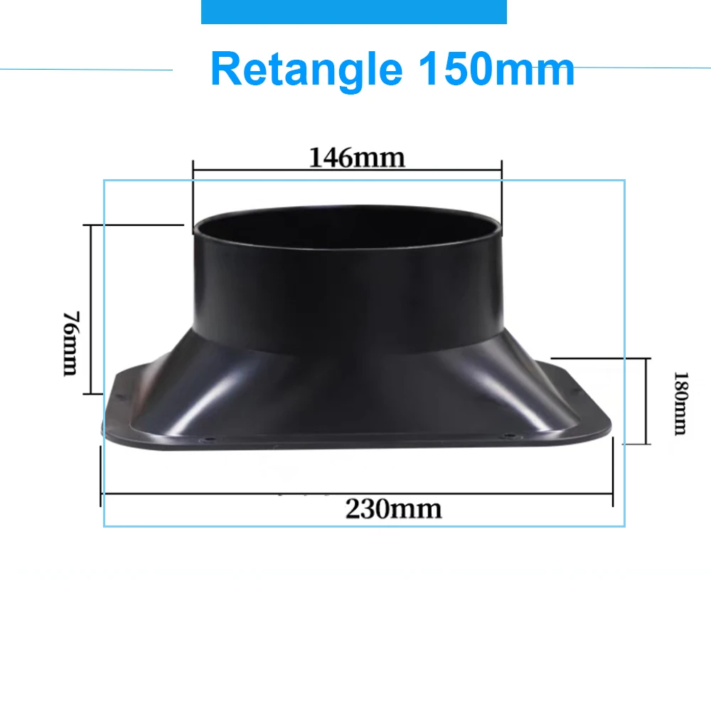 connecting exhaust outlet 100 150mm 05