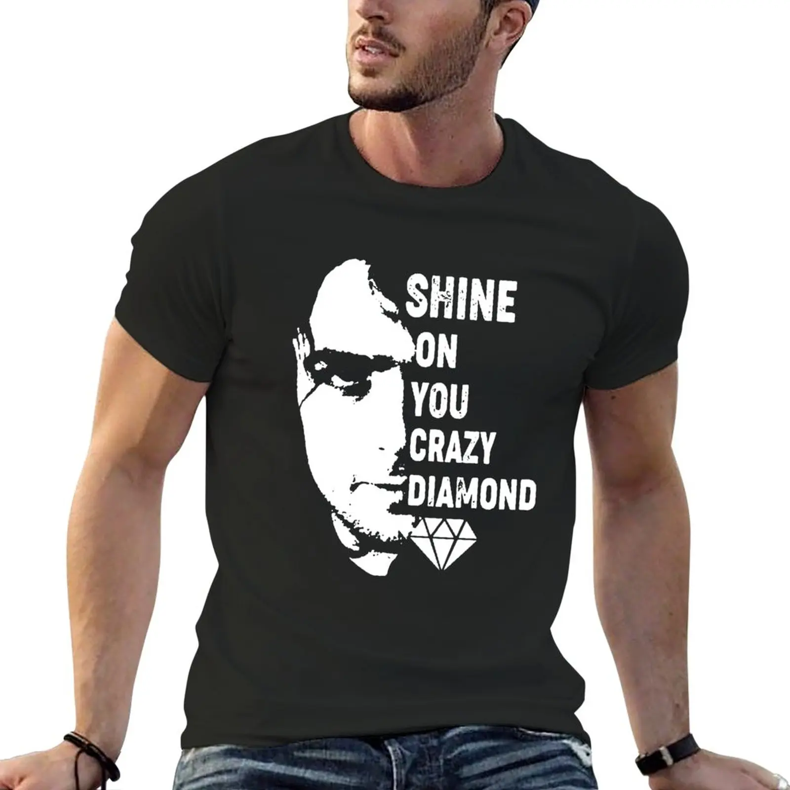 

New Shine On You Crazy Diamond T-Shirt animal print shirt for boys funny t shirts mens graphic t-shirts big and tall