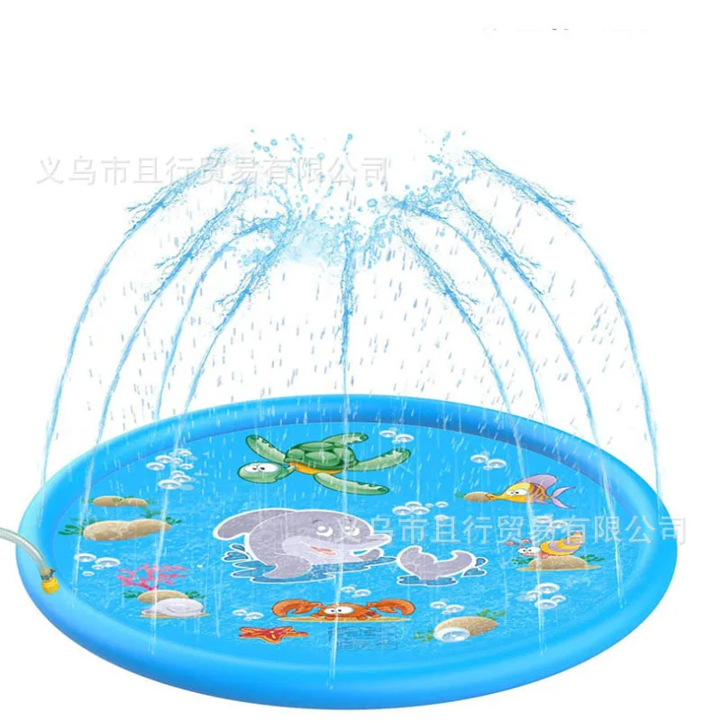Children's Summer Water Inflatable Toys Pop-up Toys Water Mat Children's Outdoor Spray Mat Garden Lawn Fountain Watering