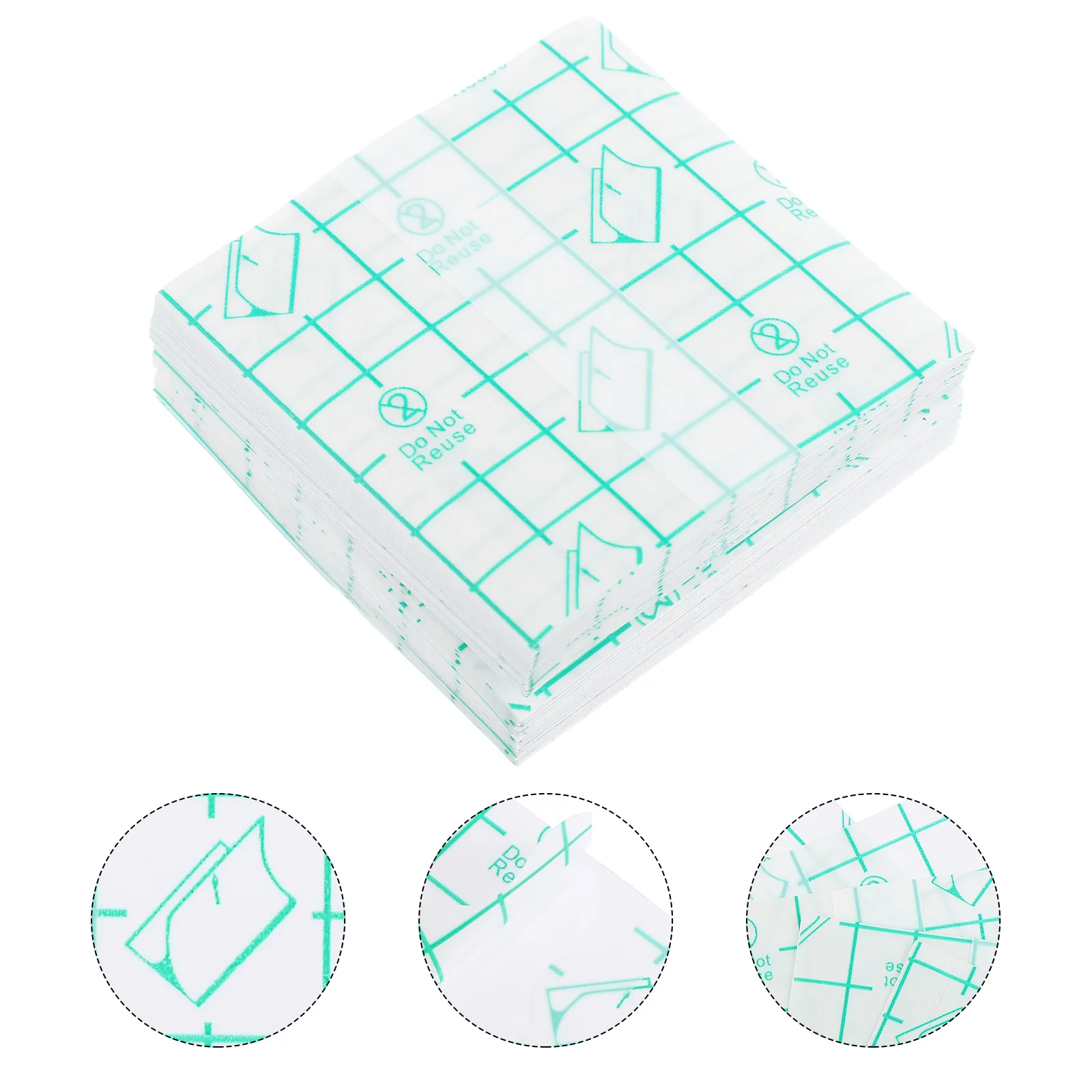 

7cm/8cm Disposable PU Membrane Waterproof Makeup Hand Palettes Adhesive Cosmetic Makeup Palettes DIY Grafting Tool