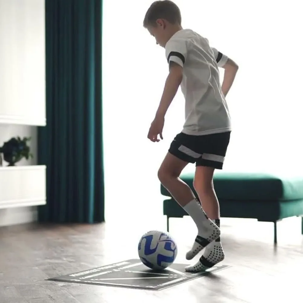 Football Training Mat Soccer Carpet Child Training Pack Indoor Foldable Kids Adults Dribble Non Slip Kids Adults Rug Soccer 6