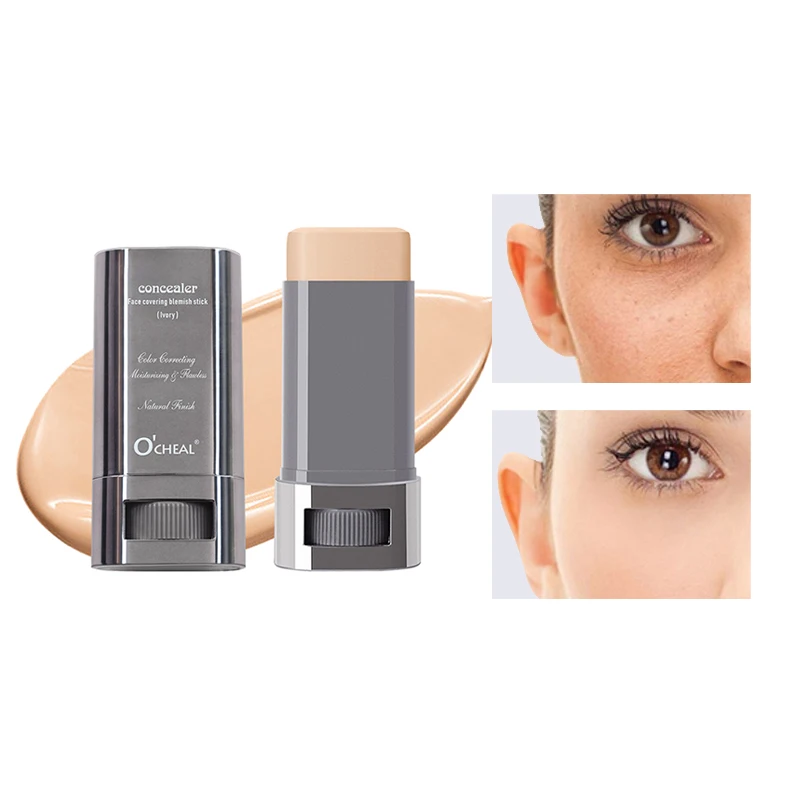 Ocheal Face Foundation Contour Stick Long-wear Lightweight Brighten Stick  Face Concealer Blemish Contouring Beauty Makeup 1