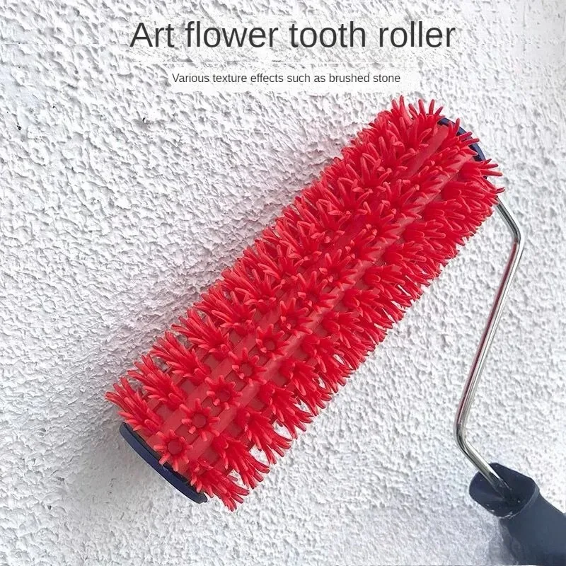Artistic Flower Pattern Paint Roller