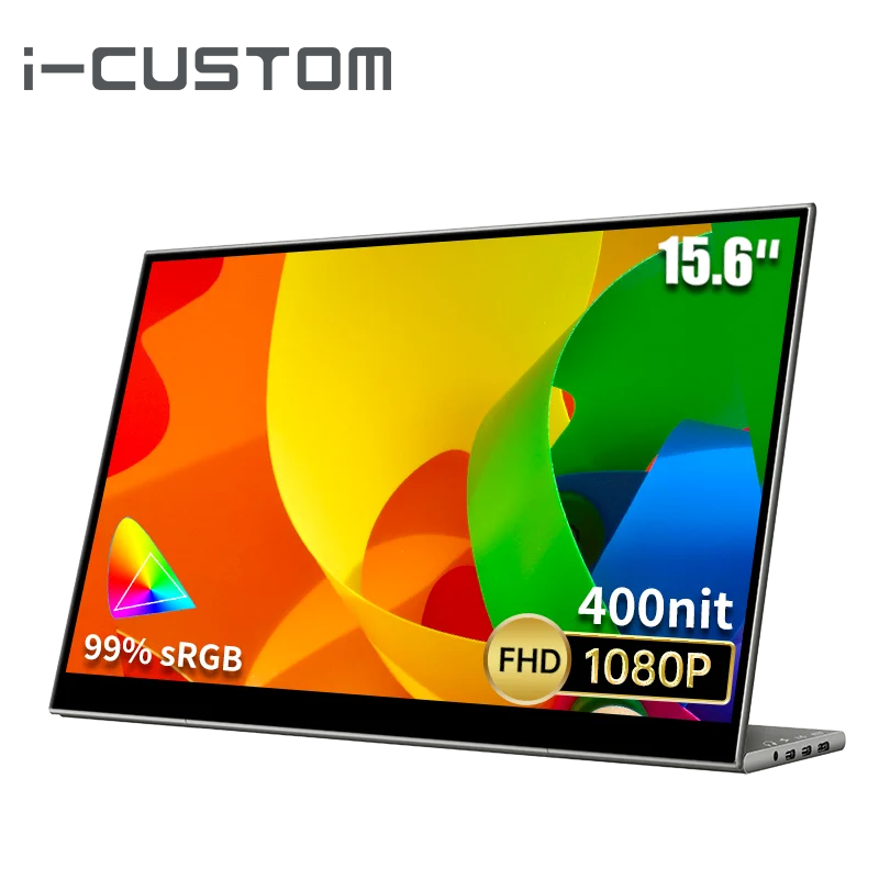 i-15.6'' External Screen Monitor Compatible for Nintendo Switch OLED Xbox PS5 Computer