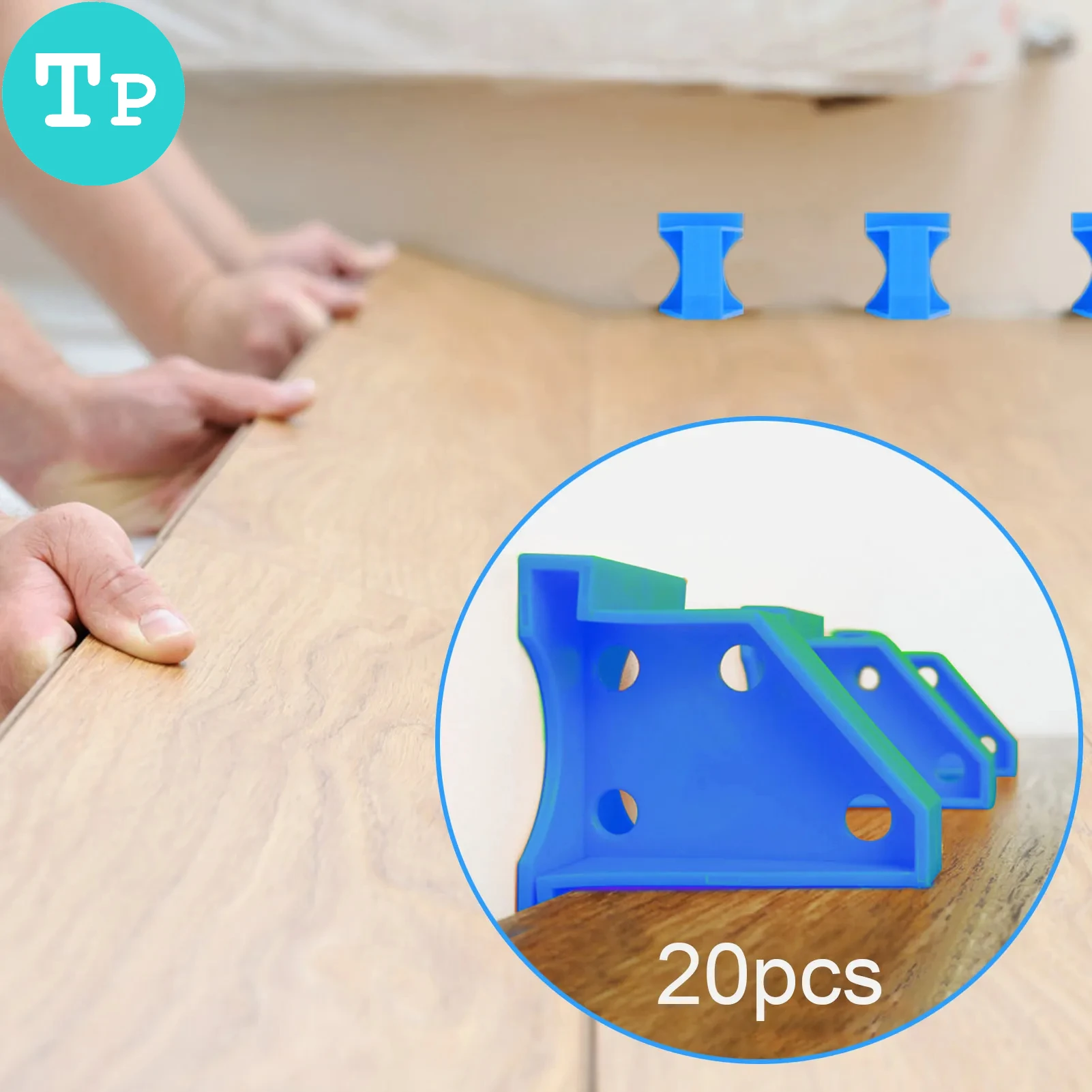 

Tp 20pcs Wood Floor Gasket Laminate Wood Flooring Spacers Double Head Hardwood Floating Floor Installation Gasket Home Kit