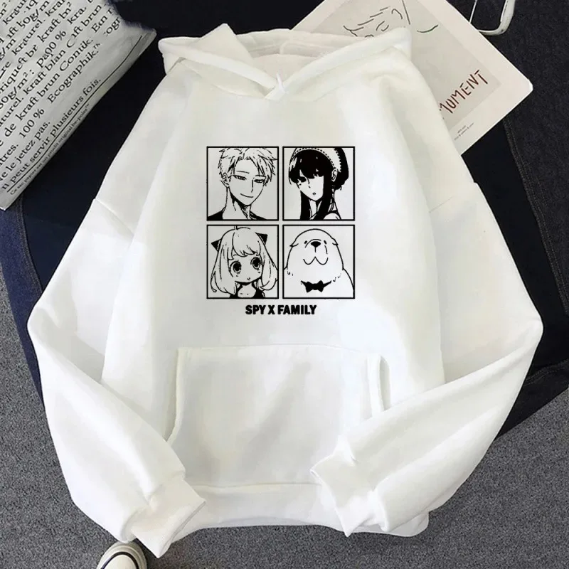 Autumn and Winter New Anime Cartoon Hoodie Forger Anya Spy X Family Manga Pattern Printed Women's Sportswear Long Sleeve Hoodie 2