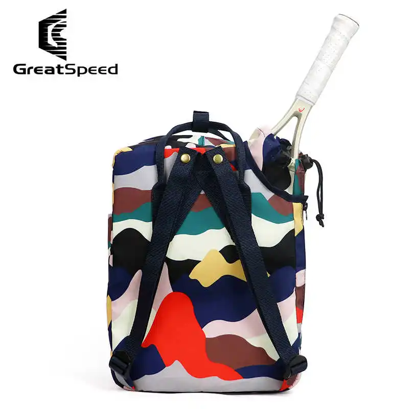 GreatSpeed Tennis Bag Badminton Backpack Pack 2 Rackets Suitable for boys, girls, children and teenagers backpacks 6