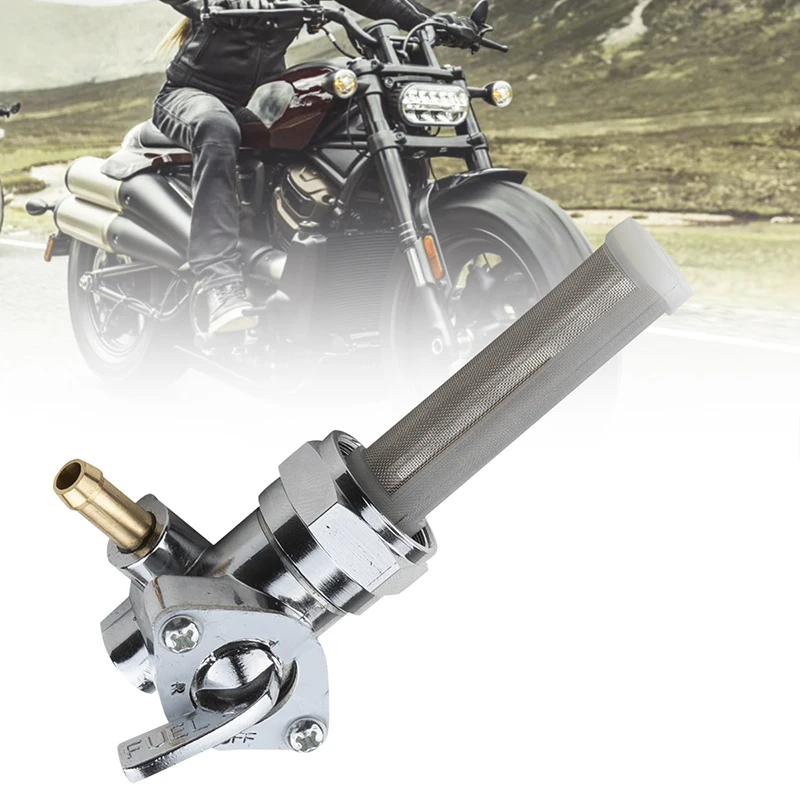 Gas Tank Fuel Valve Petcock Switch For Harley Dyna Fatboy Heritage