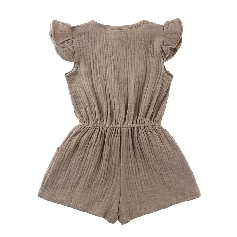 Girls Cotton Rompers for 1-5 Years baby rompers baby jumpsuit cotton jumpsuit baby clothing