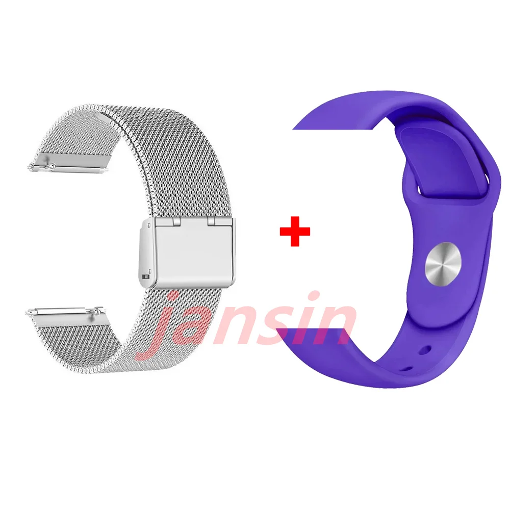 Dual-Pack Metal Watch Strap - 20mm/22mm Replacement Bands