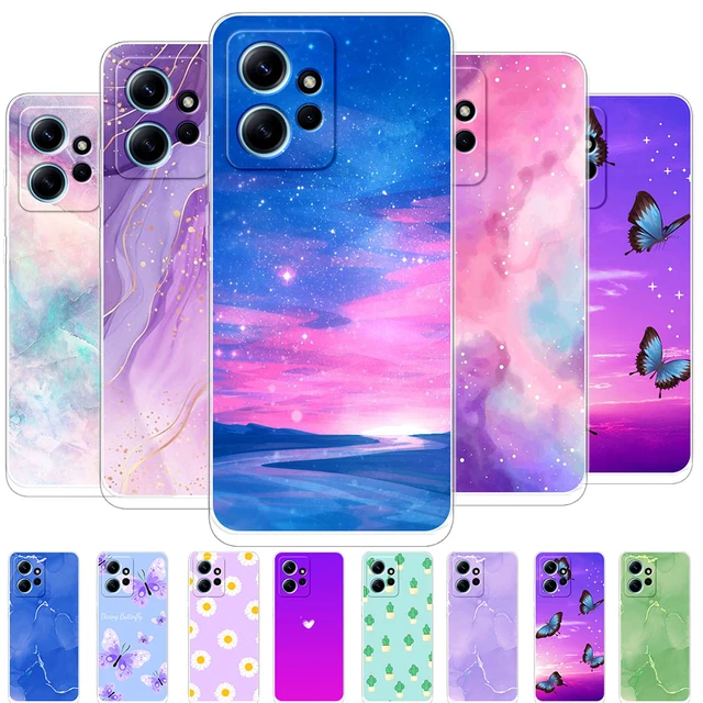 Funda de silicona suave con estampado para Xiaomi Redmi 13C, carcasa  trasera transparente de mármol para Redmi 13C - AliExpress