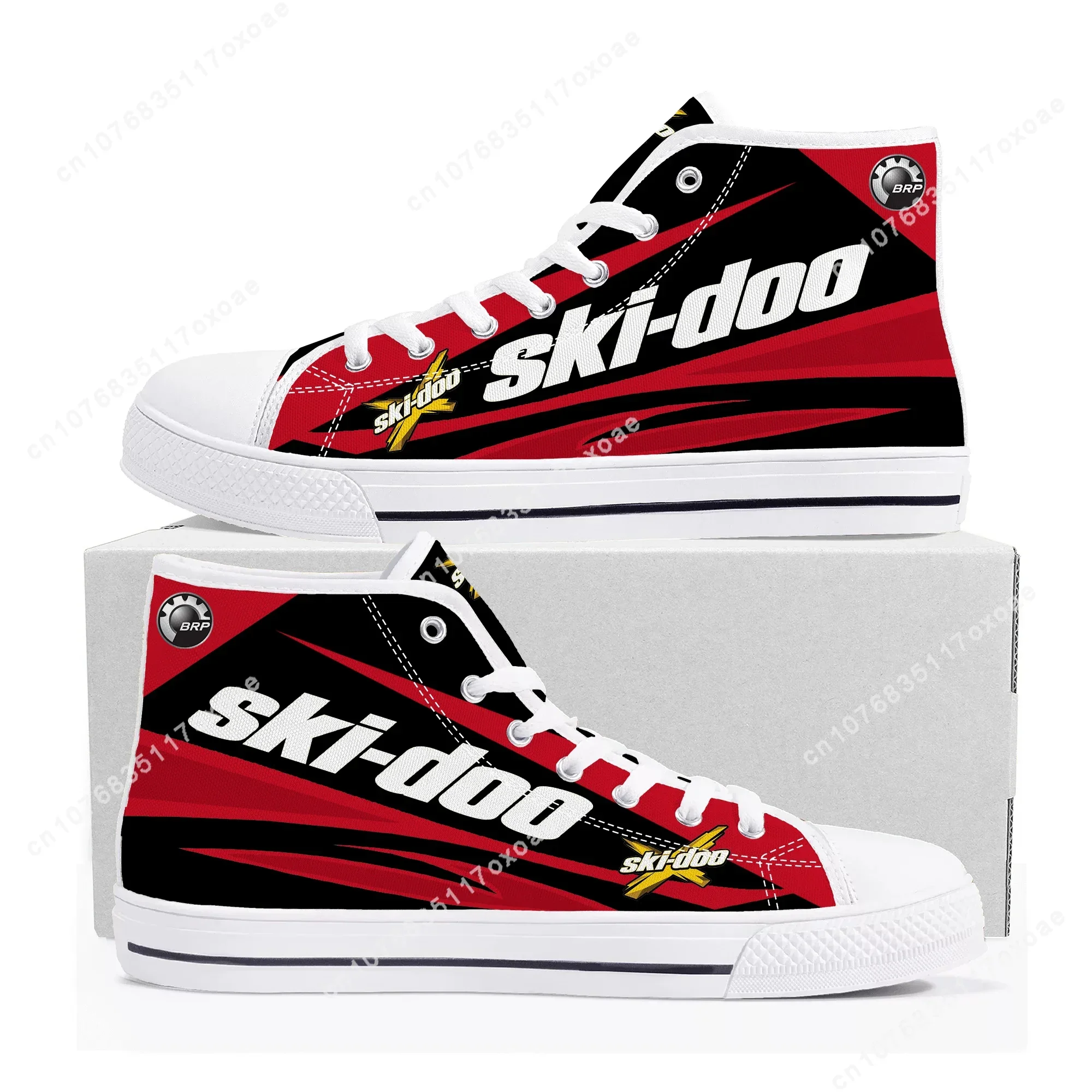 Ski-doo Shoes High Top Sneakers Mens Womens Teenager High Quality Spooky Lantern Pumpkin Canvas Sneaker Shoe Custom Shoes