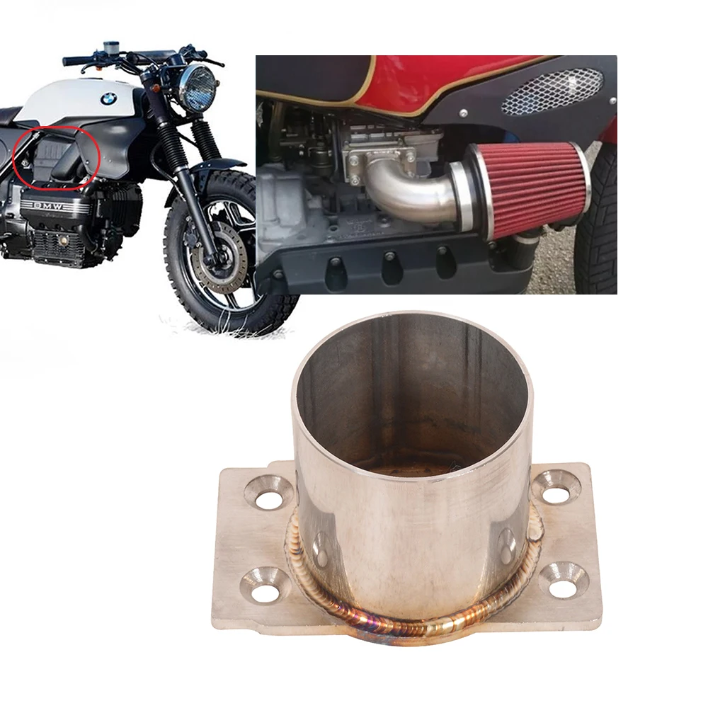 1PC-For-BMW-K75-K100-Stainless-Steel-Straight-Exhaust-Duct-Exhaust-Pipe ...