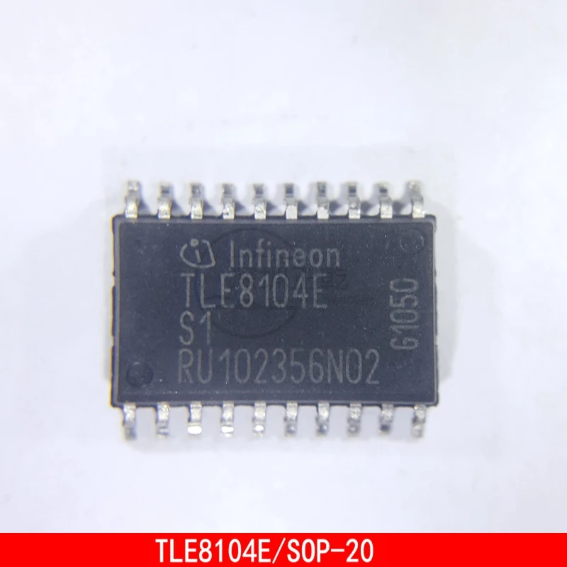 1-5PCS TLE8104 TLE8104E SOP20 Commonly used fragile chips for automobile boards In Stock 1pcs lot tda7705dbm tda7705 tda7705 dbm qfp64 fragile chips for automotive computer boards new original in stock