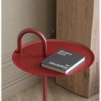 Table d'appoint nordique moderne avec Base en pierre, Table d'appoint de luxe pour salon, canapé créatif et Stable, bureau d'angle, Table basse en métal 3