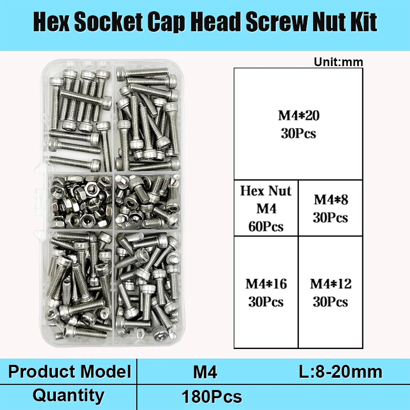 Bulloni Esagonali Acciaio Inox Viti Testa Tappo Esagonale M3 In Acciaio Inox A2-70 - Per Fissaggi Professionali E Fai-da-Te Viti A Brugola A2-70 - Foto 11