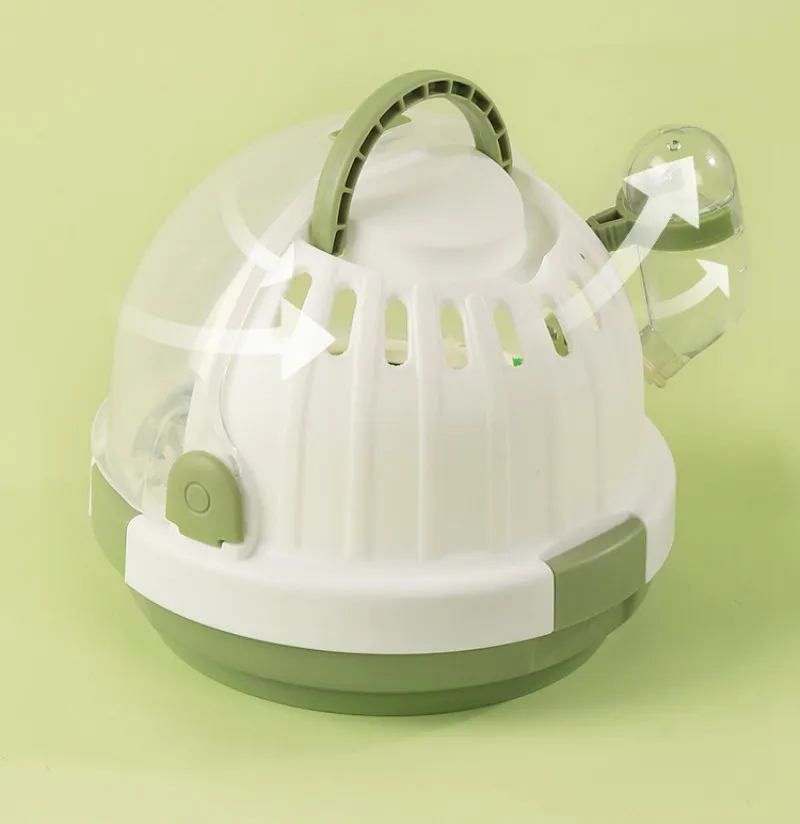 Small Animal Carrier Rodent Hamster Cage Portable Keep Warm Winter Mini Pet Cage Guinea Pig House Travel Rat Cage for Outdoor - Image 5