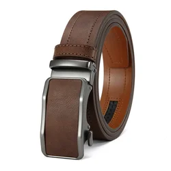 Men's Stylish High - Quality Leather Automatic Buckle Belt - 135cm (40ZDK679W - CE)