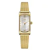 2024 New Fashion Gedi Top Brand Luxury Gold Mesh Steel Vintage Rectangular Luxury Elegant Waterproof Ladies Quartz Gifts Watches 6