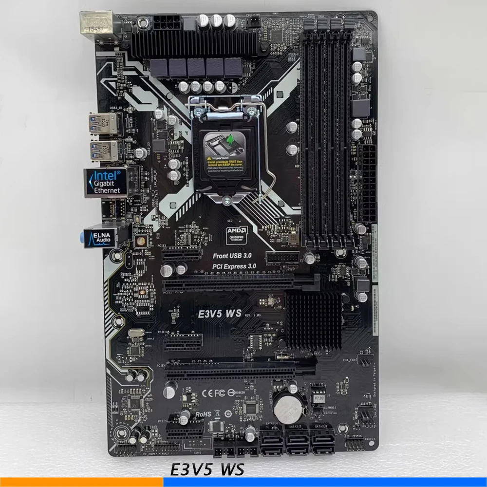 E3V5 WS For ASrock Desktop Motherboard DDR4 2133 64GB Support i7 i5 3 E3V5 WS For ASrock Desktop Motherboard DDR4 2133 64GB Support i7 i5