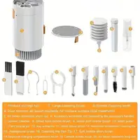 Computer keyboard cleaner kit,phone screen cleaning tools,tablet,camera,key extractor,headphone storage box with cleaning 2