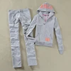 Y2K Women's Pink Velvet Tracksuit 2025 Spring/Autumn Women's Sweatshirt and Pants Sets Velvet Tracksuit Two Piece Sets 2