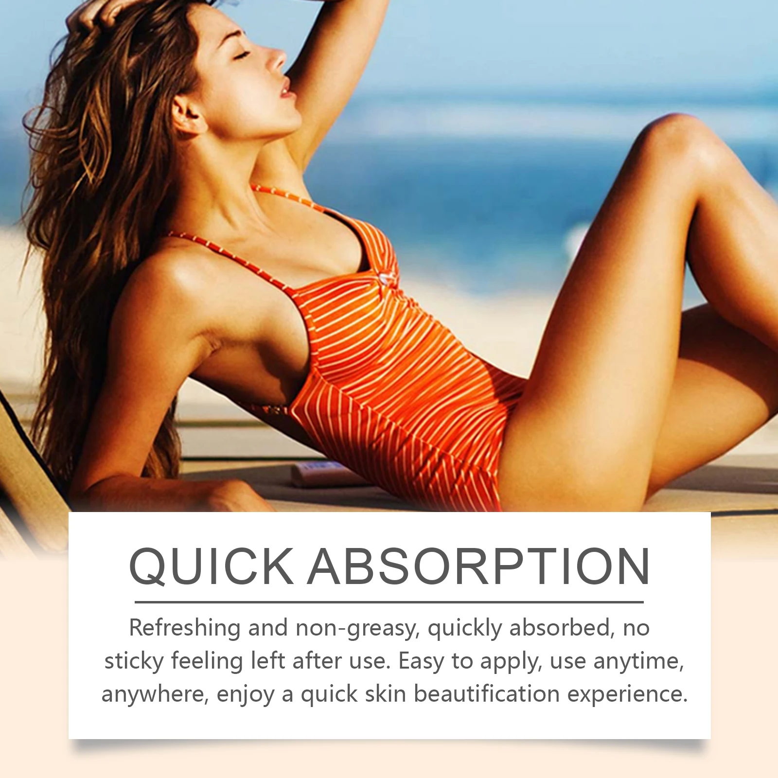 Sunbed Tanning Cream Rapid Deepen Skin Tone Soothe Dry Prevent Sunburn Uv Protection Self-Tanning Lotion Summer Natural Tanner