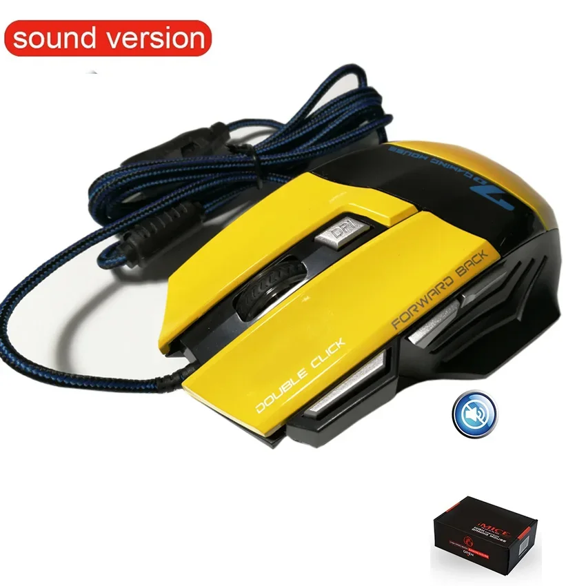 Wired Gaming Mouse USB Computer Mouse Gaming RGB Mause Gamer