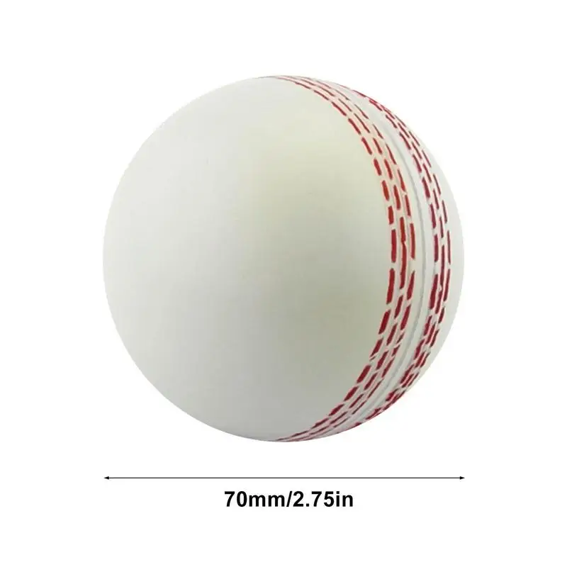 Cricket Ball 3pcs Cricket Ball PU Training Balls Sports Wind Swinging Bouncing Spining Cricket Balls Practice Portable Training